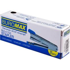 Степлер Buromax металевий №10,12 аркушів 94x42x21мм, чорний Фото 3