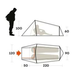 Палатка Ferrino Sling 2 Sand (99108NSS) Фото 2