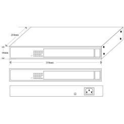 Коммутатор сетевой Onv ONV-H1024PLS Фото 4