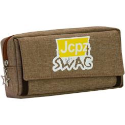 Пенал Cool For School 2 отделения Коричневый Фото