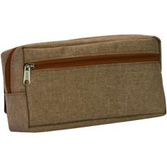 Пенал Cool For School 2 отделения Коричневый Фото 1