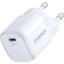Зарядное устройство Choetech 1хUSB-C 30W PD QC3.0 PD5007 white Фото