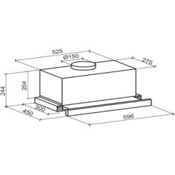 Вытяжка кухонная GRANADO Telde 603-1200 inox Фото 7