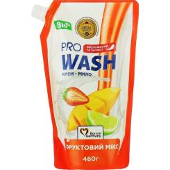 Жидкое мыло Pro Wash Фруктовый микс дой-пак 460 г Фото