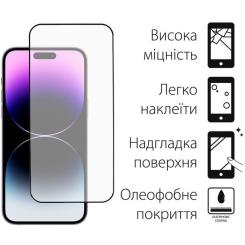 Стекло защитное Dengos Full Glue iPhone 14 Pro Max Фото 1