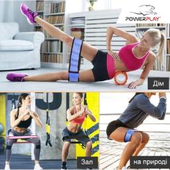 Эспандер PowerPlay 4111 M Medium Блакитний Фото 6