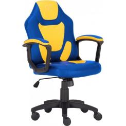 Кресло игровое GT Racer X-1414 Blue/Yellow Фото