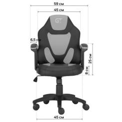 Кресло игровое GT Racer X-1414 Blue/Yellow Фото 8