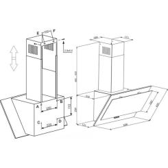Вытяжка кухонная Eleyus ACCENT 1000 LED 60 WH Фото 11