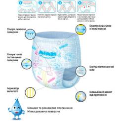 Подгузники Mimzi XXL 15+ кг 34 шт. (MPXXL34) Фото 3