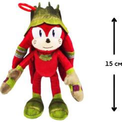 Мягкая игрушка Sonic Prime на клипсе – Наклз 15 см Фото 1
