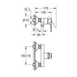 Смеситель Grohe QuickFix 24197001 Фото 4