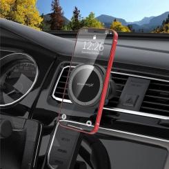 Универсальный автодержатель Grand-X MT-15 MagSafe (крепление на дефлектор) Фото 3