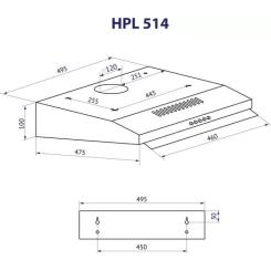 Вытяжка кухонная Minola HPL 514 I Фото 10