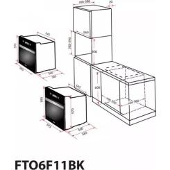 Духовой шкаф Weilor FTO6F11BK Фото 11