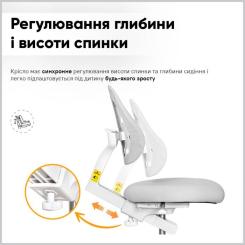 Парта с креслом ErgoKids TH-330 W/G + Y-208 G Фото 9