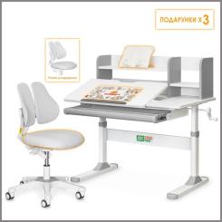 Парта с креслом ErgoKids TH-330 W/G + Y-208 G Фото 3