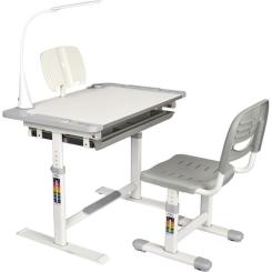 Парта со стулом FunDesk Littonia Grey Фото