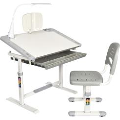 Парта со стулом FunDesk Littonia Grey Фото 1