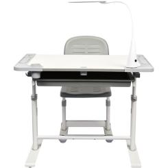 Парта со стулом FunDesk Littonia Grey Фото 3