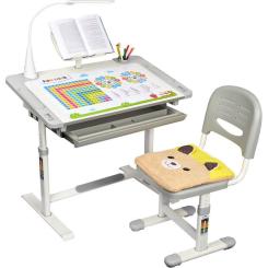 Парта со стулом FunDesk Littonia Grey Фото 8