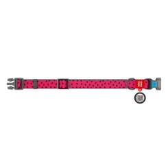 Ошейник для животных WAUDOG Nylon "Кавун" пластиковий фастекс XL Фото 1