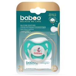 Пустышка Baboo Marine силиконовая, светящаяся в темноте, 0+ (зеле Фото 3