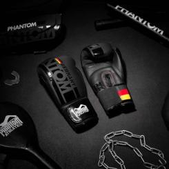 Боксерские перчатки Phantom Germany Black 12oz Фото 4