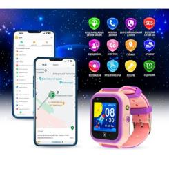 Смарт-часы GARMIX PointPRO-200 4G/GPS/WIFI/VIDEO CALL PINK Фото 2