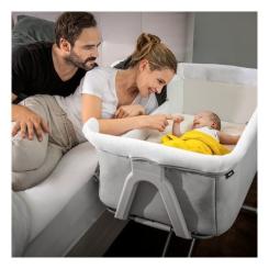 Кроватка Hauck Face to Me 2 Melange Grey Фото 11