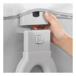 Кроватка Hauck Face to Me 2 Melange Grey Фото 7