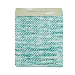 Коврик для ванной Home Line Shady бело-бирюзовый 60х90 см Фото