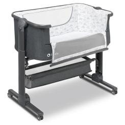 Кроватка Lionelo приставне Timon Grey Фото 1