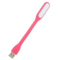 Лампа USB Optima LED, гнучка, 2 шт, рожевий Фото