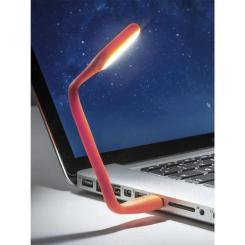 Лампа USB Optima LED, гнучка, 2 шт, рожевий Фото 1