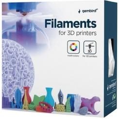 Пластик для 3D-принтера Gembird ABS, 1.75 мм, 1kg, gray Фото 2