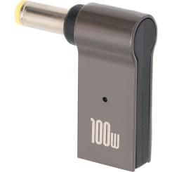 Переходник ХОКО USB-C to DC 5.5x2.5mm 100W Фото