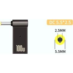 Переходник ХОКО USB-C to DC 5.5x2.5mm 100W Фото 4