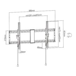 Кронштейн Gembird WM-90T-01 Фото 1