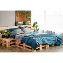 Простынь Ardesto Mix&Match сатин 240х260 см океан Фото 8