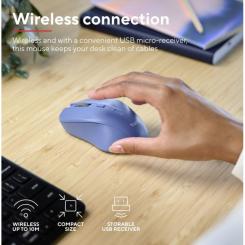 Мышка Trust Mydo Silent Wireless Blue Фото 4
