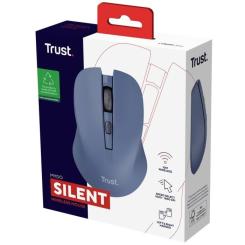 Мышка Trust Mydo Silent Wireless Blue Фото 7