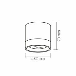 Светильник Videx IP44 під лампу GX53 Фото 3