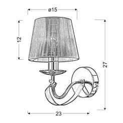 Бра Candellux 21-55040 DIVA Фото 5