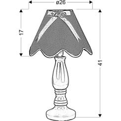 Настольная лампа Candellux 41-04710 LOLA Фото 1