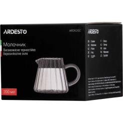 Молочник Ardesto 200 мл боросилікатне скло Фото 2