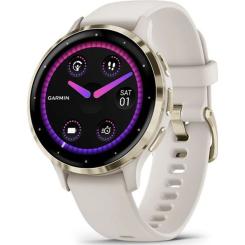 Смарт-часы Garmin Venu 3S, Ivory + Soft Gold, GPS Фото