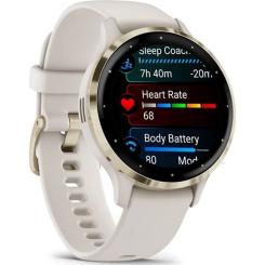 Смарт-часы Garmin Venu 3S, Ivory + Soft Gold, GPS Фото 2