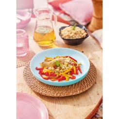 Блюдо Luminarc Friends Time 25 см Бірюзове Фото 2