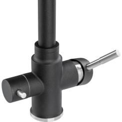 Смеситель GRANADO Badalona LUX black shine Фото 2